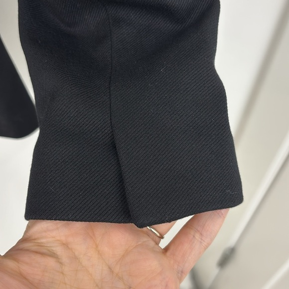NWT J. Crew Black Going-out Collarless blazer in stretch twill Size 2 - Picture 9 of 11